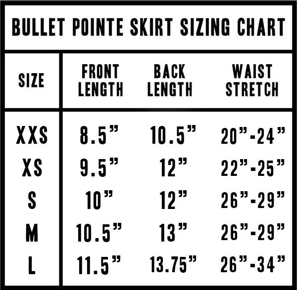 Aurora Bullet Pointe Skirt