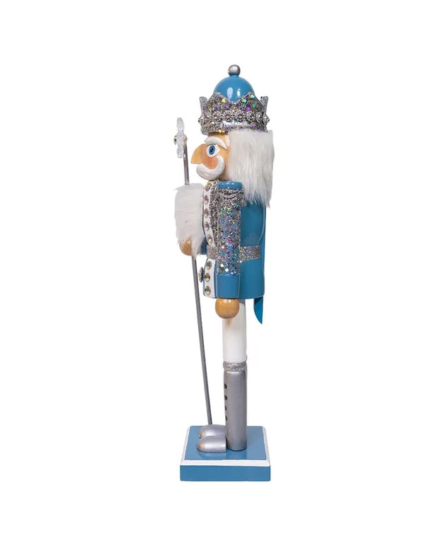 Blue and Platinum Nutcracker