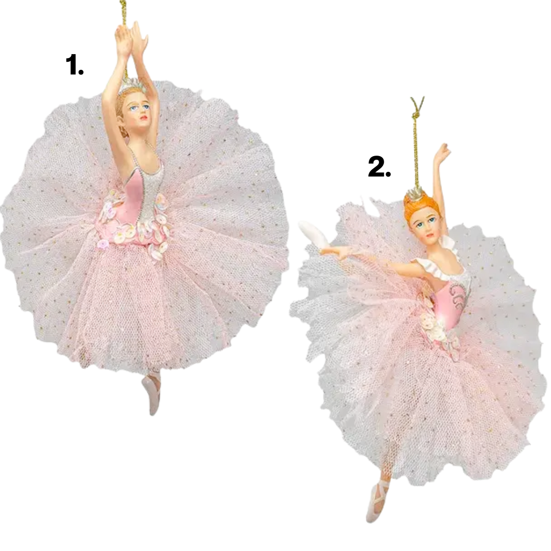 Pink Ballerina Ornament