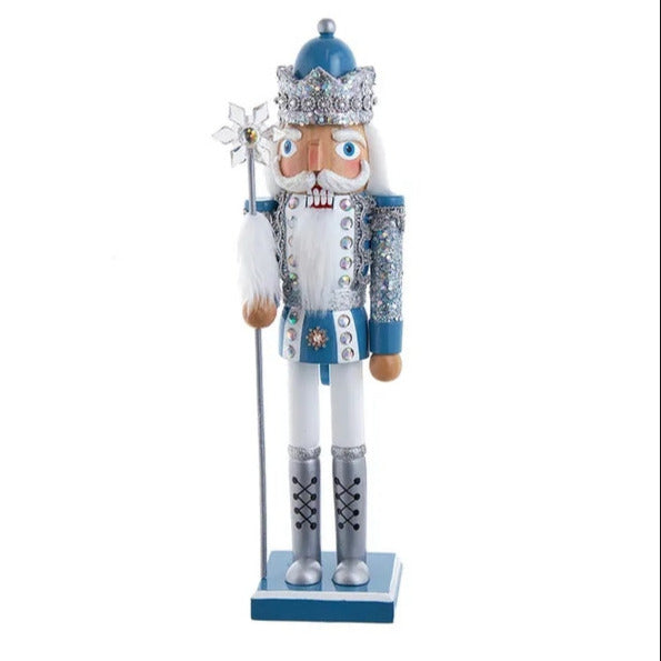 Blue and Platinum Nutcracker