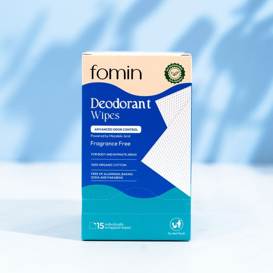 Acidfied Deoderant Wipes