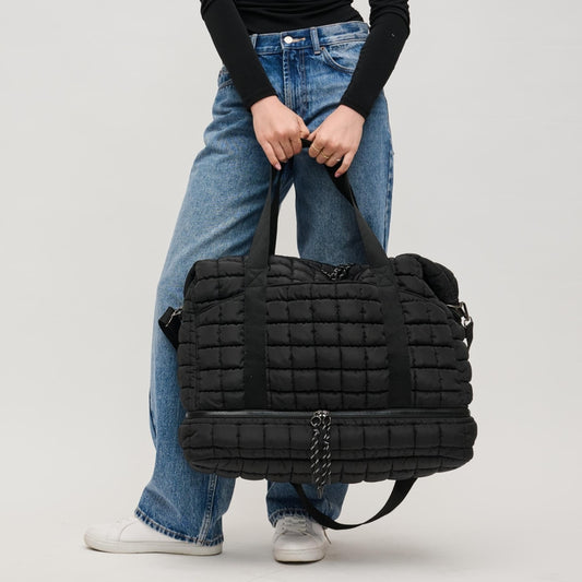 Globetrotter Quilted Weekender Bag