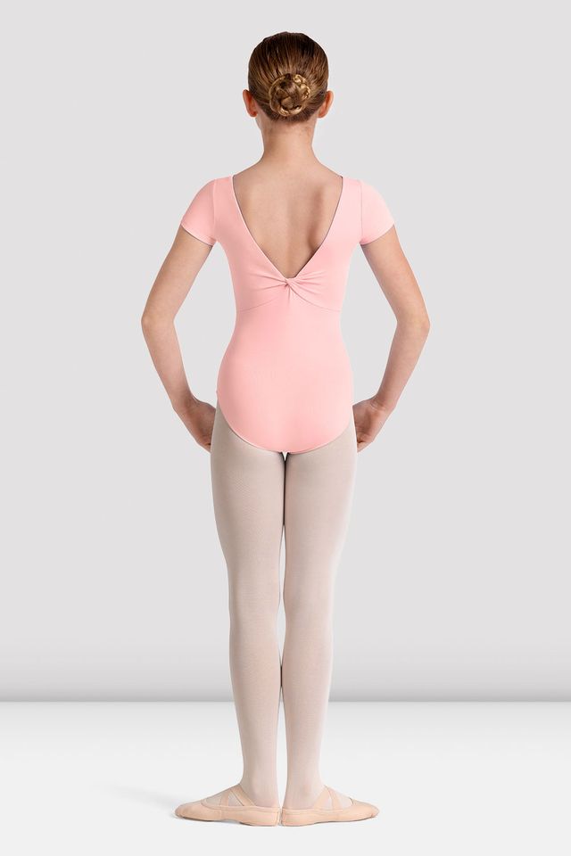 Girl's Kaleidoscope Boat Neck Leotard
