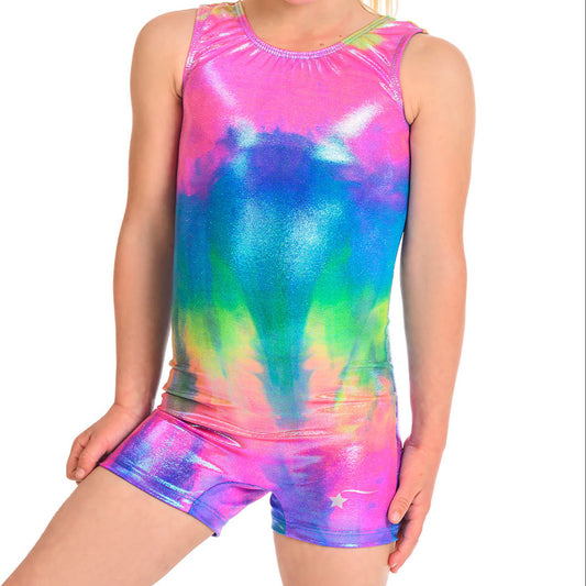 Rainbow Tie Dye Unitard
