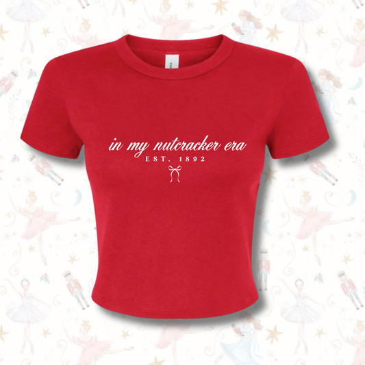Nutcracker Cropped Baby Tee
