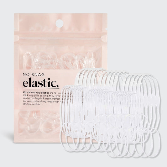 No Snag Elastics (Clear 100pc)