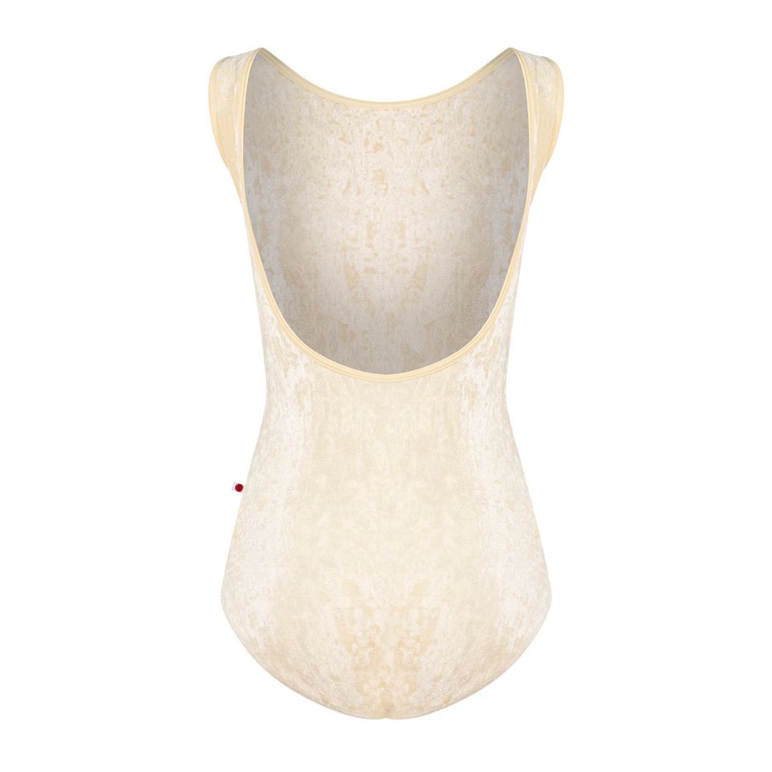 Sofiane Velvet Leotard - Vanilla