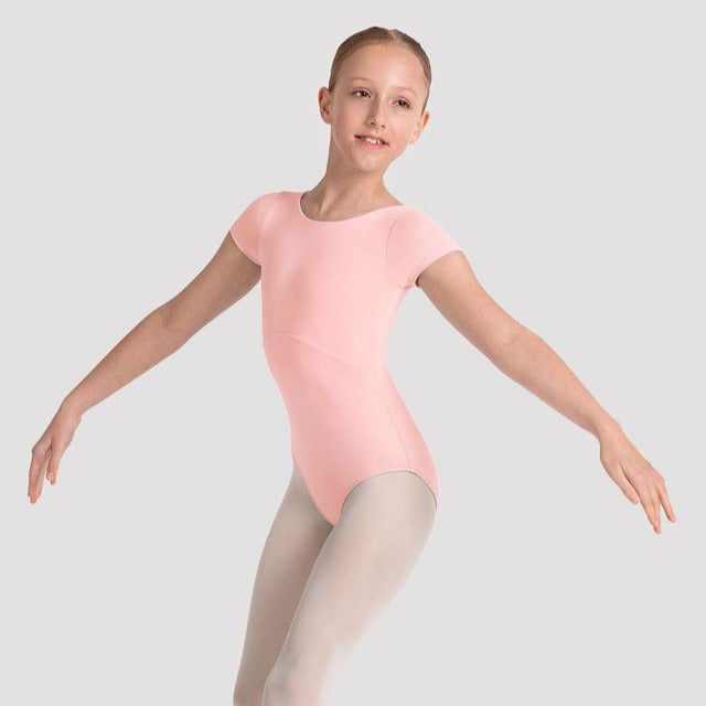 Girl's Kaleidoscope Boat Neck Leotard
