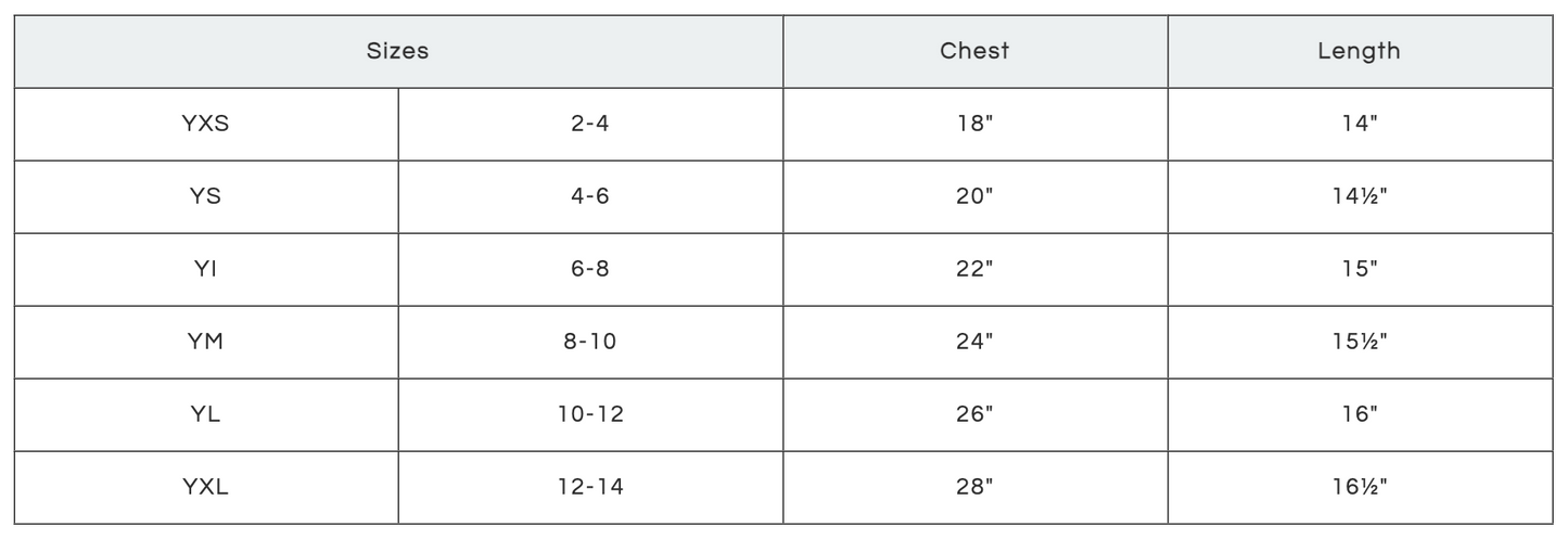 Youth Basic Bra L9100