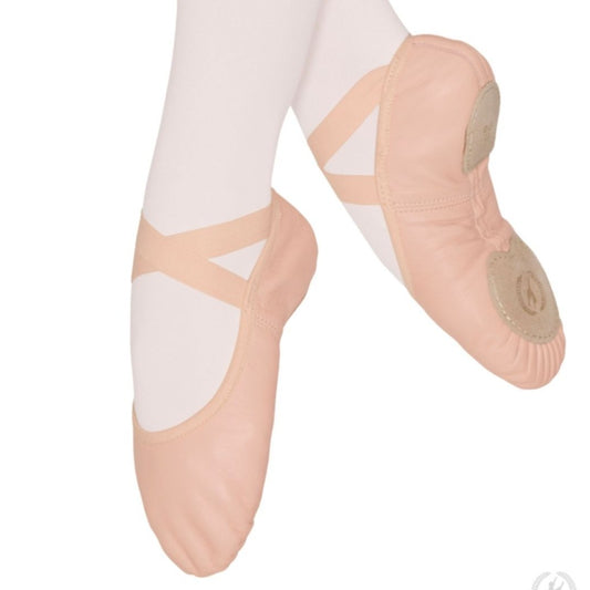 Adult Coupé Leather Split Sole Ballet Slipper