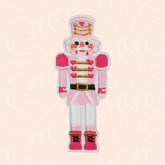 Pink Nutcracker Iron On Patch