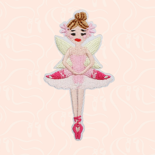 Pink Sugar Plum Fairy Iron On Patch