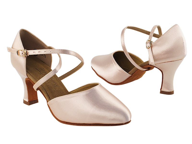 Satin Closed Toe C9691 Ballroom Shoe - FINAL SALE