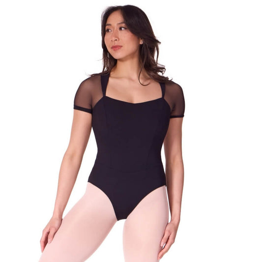 Corset Short Sleeve Leotard
