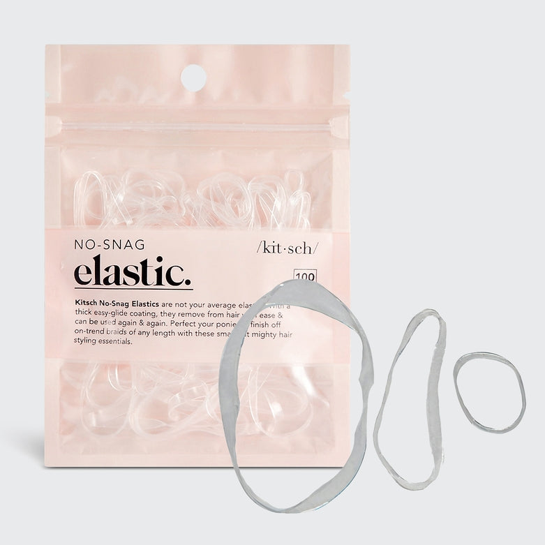 No Snag Elastics (Clear 100pc)