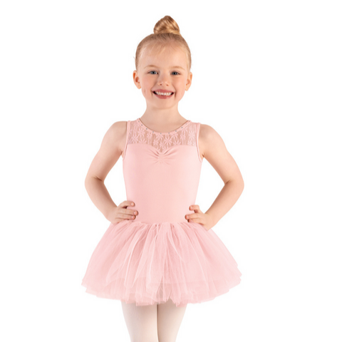 Children's Daisy Lace Skirted Leotard