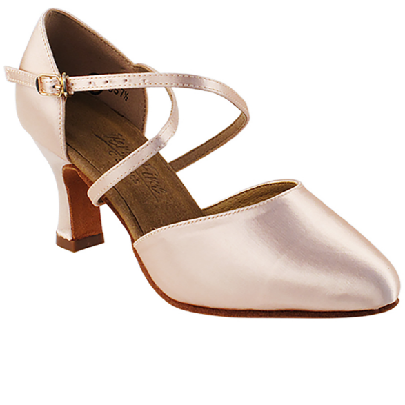 Satin Closed Toe C9691 Ballroom Shoe - FINAL SALE