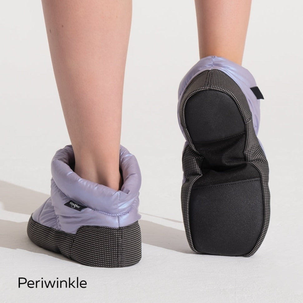 Periwinkle Split Sole Low Cut Warm Up Booties