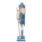 Blue and Platinum Nutcracker