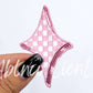 Checkered Diamond Star Iron On Patch