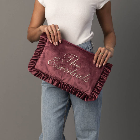 Ruffle Travel Pouch