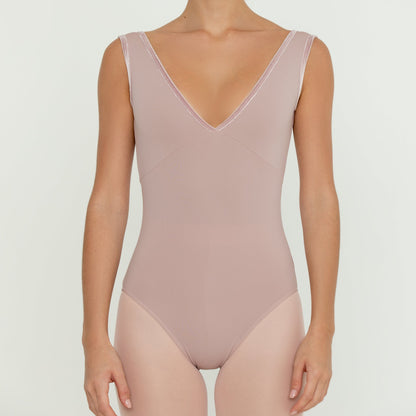 Velvet Trim Leotard