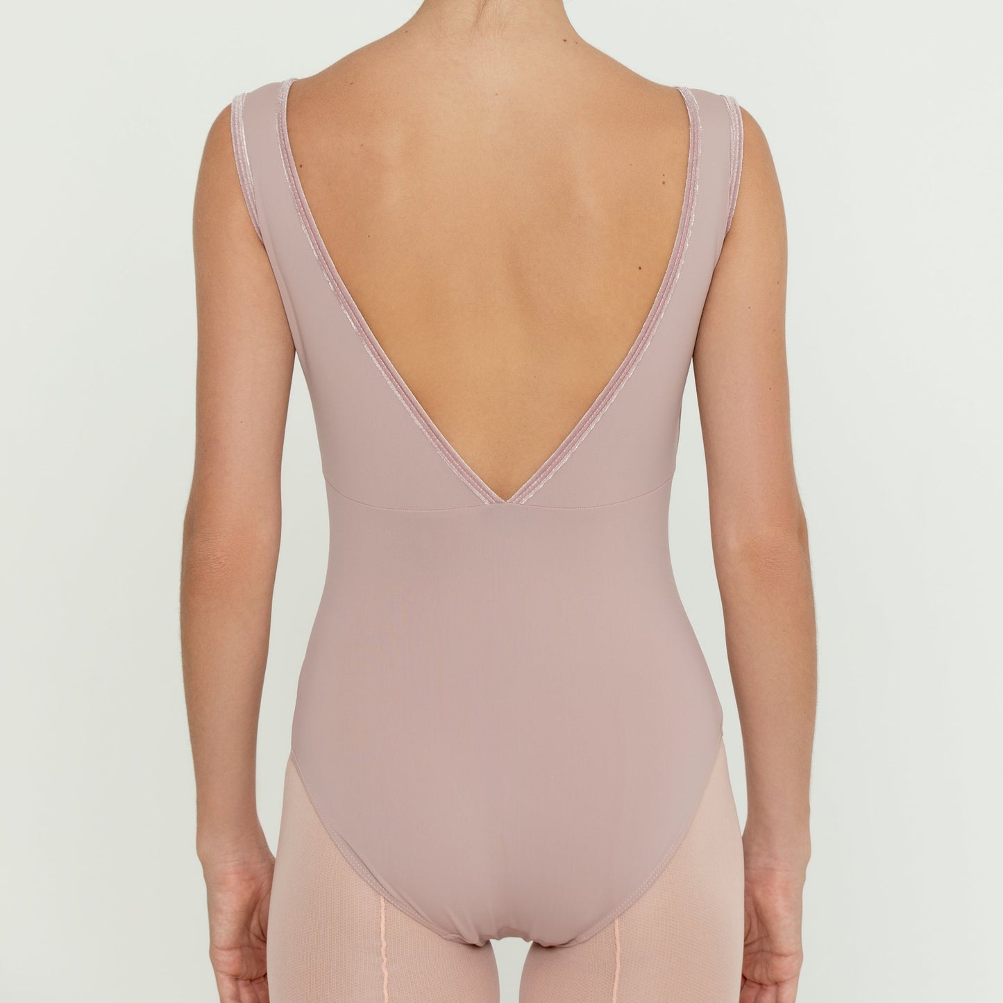 Velvet Trim Leotard