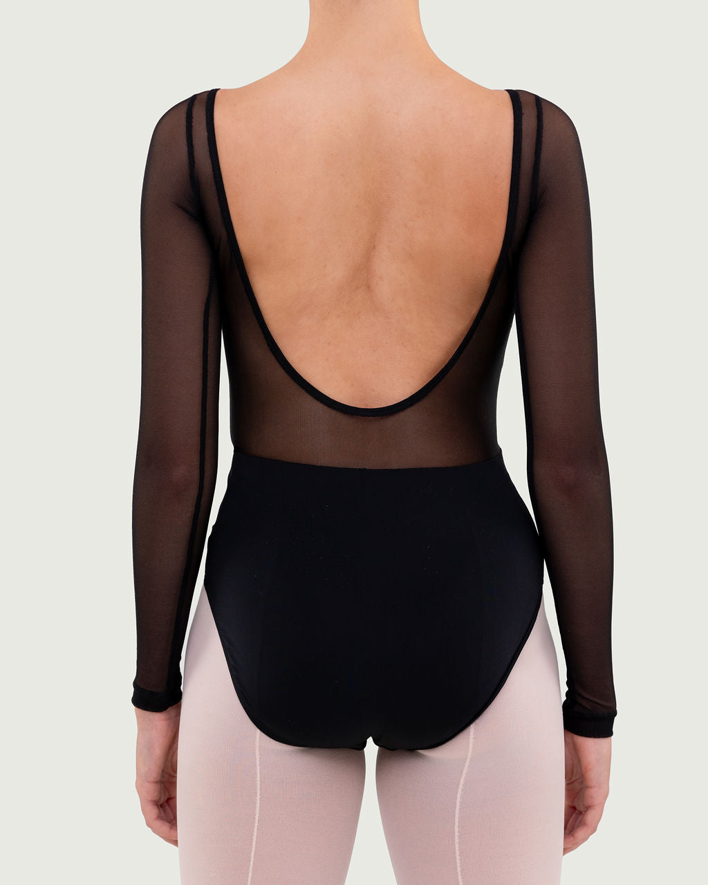 Mesh Sleeve Leotard