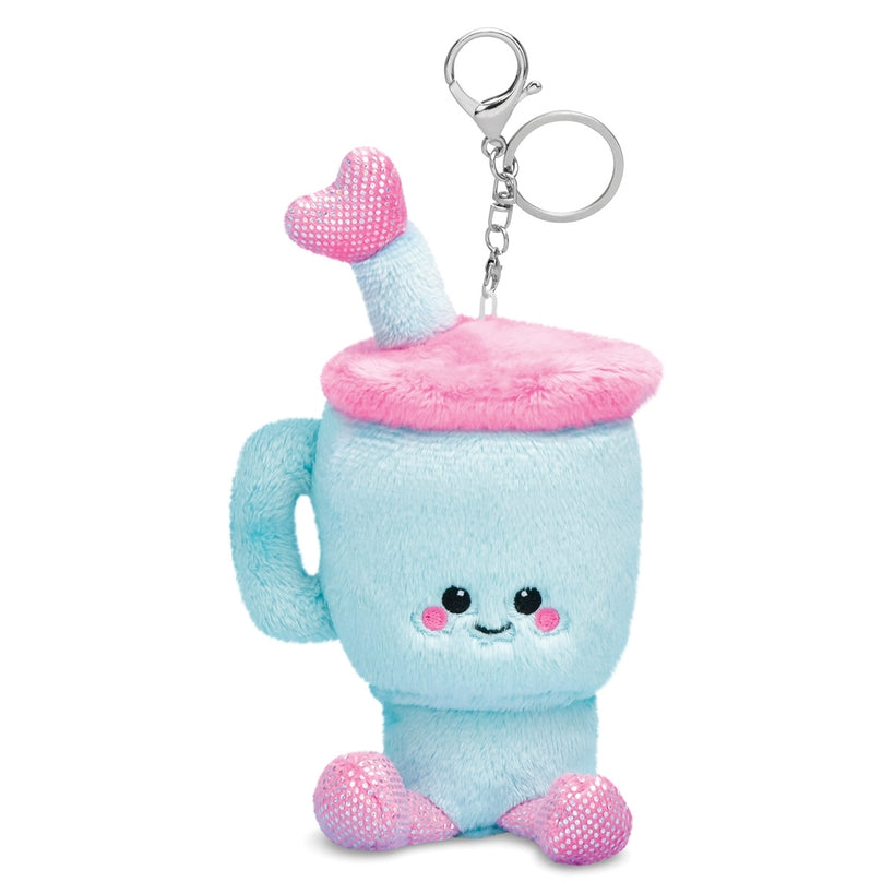 Emotional Support Water Cup Plush Bag Charm