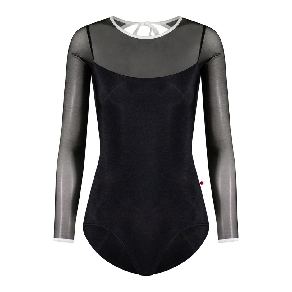 Attitude Ribbed Leotard Chocolate