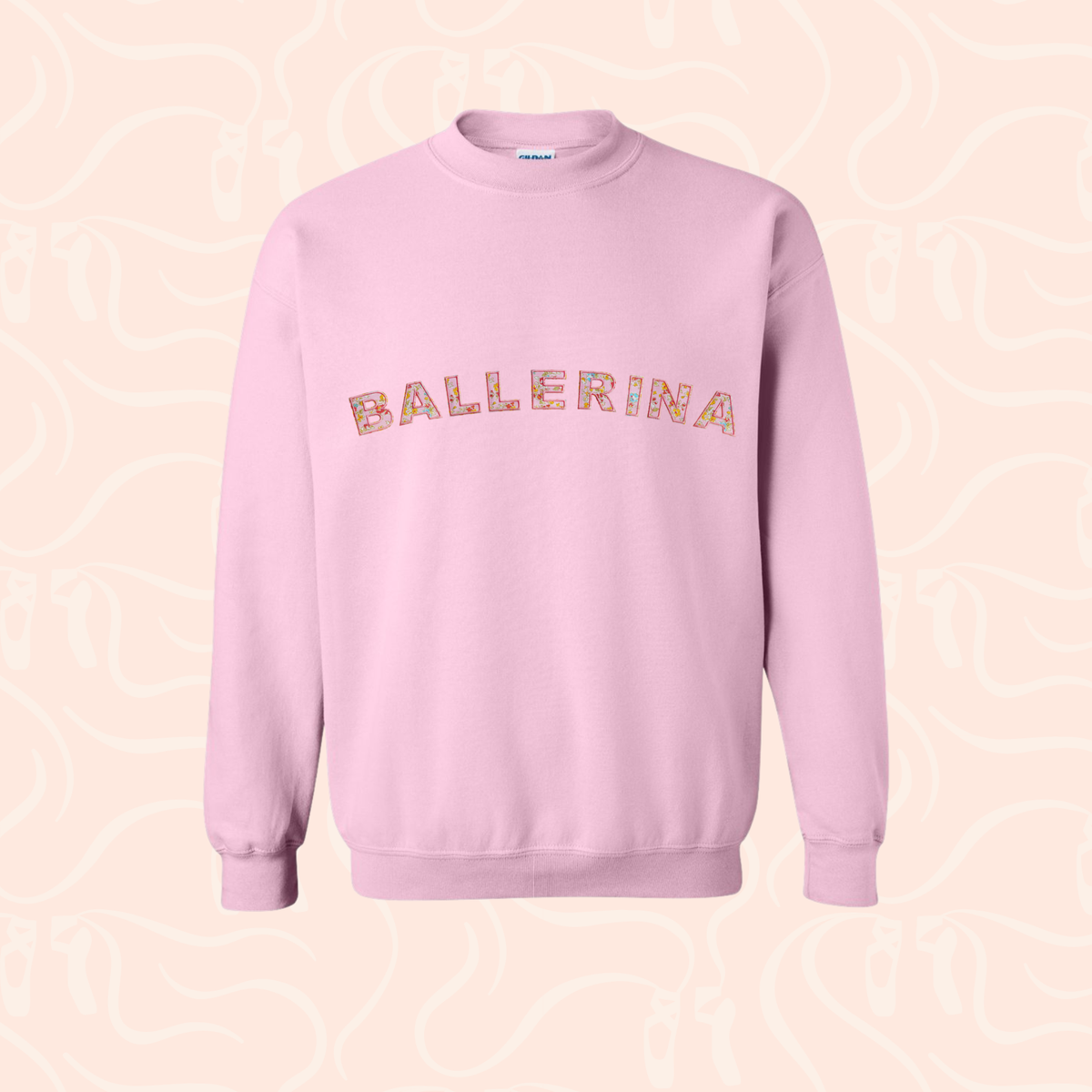 Ballerina Floral Patch Sweatshirt