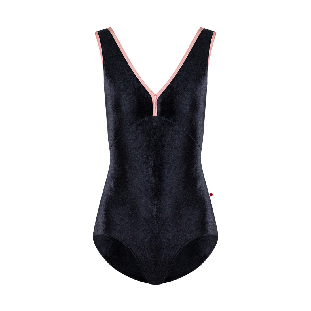 Alicia Black/Antique Rose Leotard