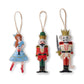 Nutcracker Set of 3 Felt Ornaments