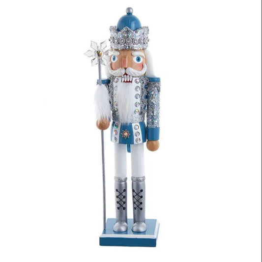 Blue and Platinum Nutcracker