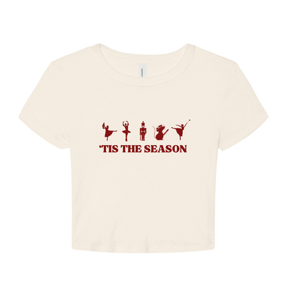 'Tis The Season Cropped Baby Tee