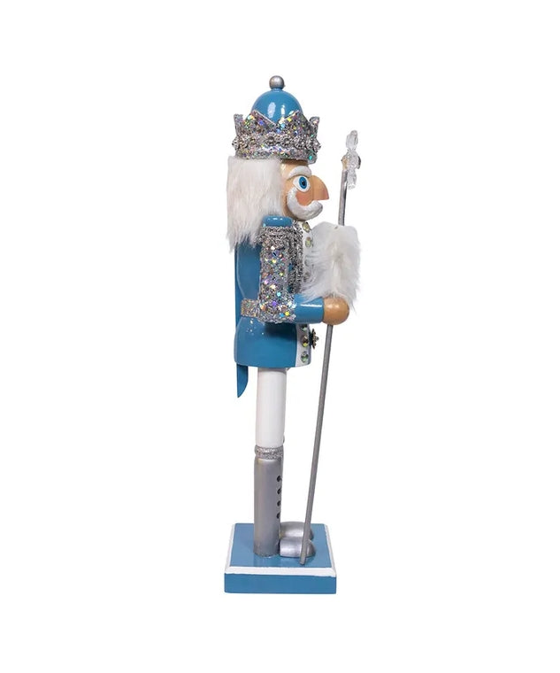 Blue and Platinum Nutcracker