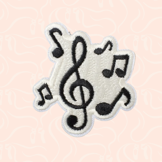 Music Note Iron On Patch