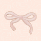 Ribbon Bow Iron On Patch