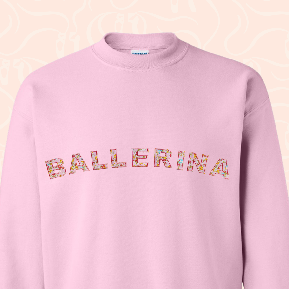 Ballerina Floral Patch Sweatshirt