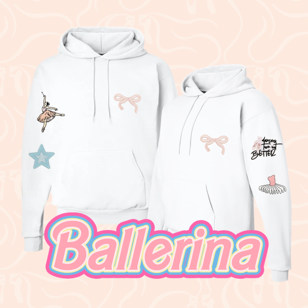 Ballerina Patch Hoodie