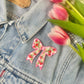 Strawberry Bow Iron On Patch