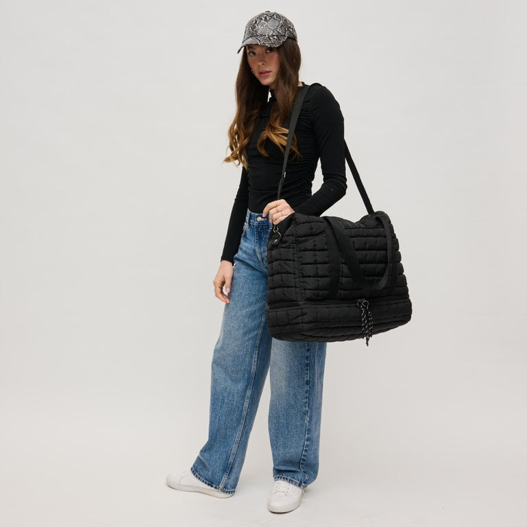 Globetrotter Quilted Weekender Bag