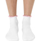 Ruffled Ballet Grip Ankle Socks