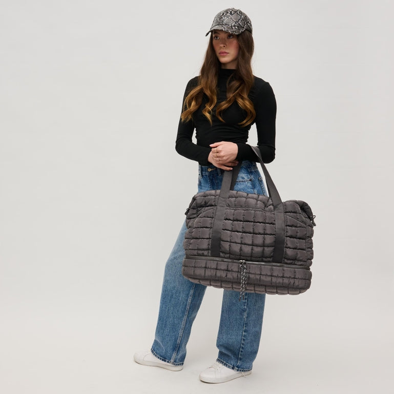 Globetrotter Quilted Weekender Bag