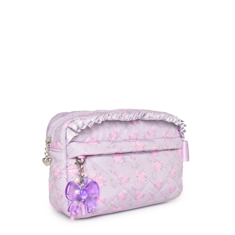 Quilted Floral Charm Pouch