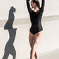 Royal Pop Mesh LS Leotard - FINAL SALE