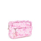 Quilted Bow Printed Charm Pouch