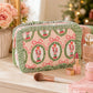 Nutcracker Noel Ruffle Cosmetic Bag