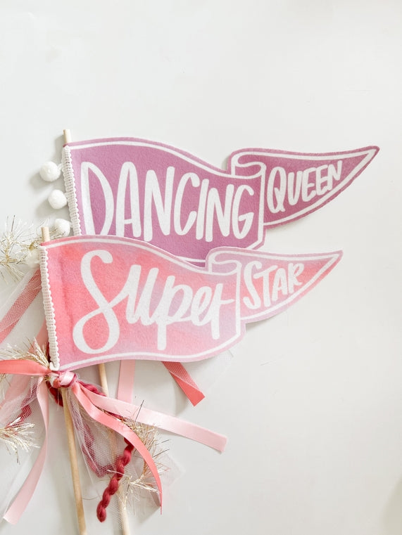 Dance Recital Pennant Flag