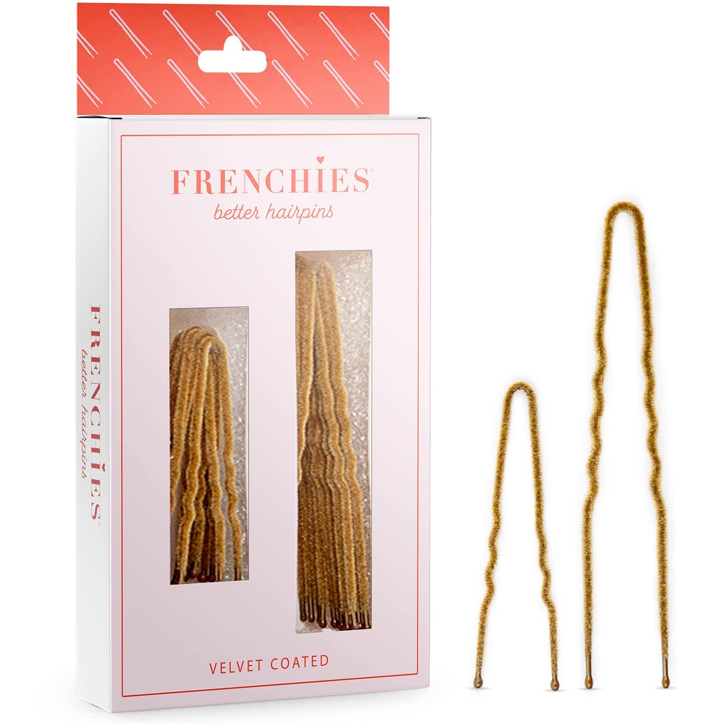 Frenchies Velvet Flocked Hair Pins